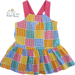 VESTITO MULTICOLOR SCACCHETTI AGATHA RUIZ DE LA PRADA