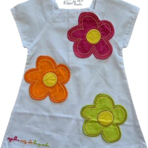 VESTITO  BIANCO CON FIORI AGATHA RUIZ DE LA PRADA