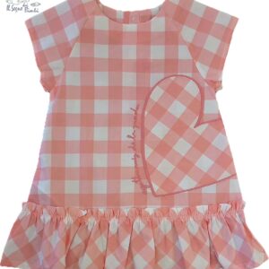 VESTITO SCACCHI ROSA AGATHA RUIZ DE LA PRADA