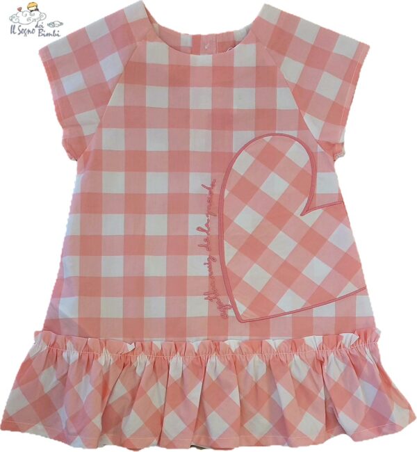 VESTITO SCACCHI ROSA AGATHA RUIZ DE LA PRADA