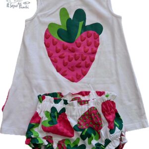 VESTITO FRAGOLA CON MUTANDINA AGATHA RUIZ DE LA PRADA