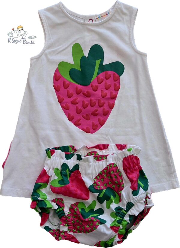 VESTITO FRAGOLA CON MUTANDINA AGATHA RUIZ DE LA PRADA