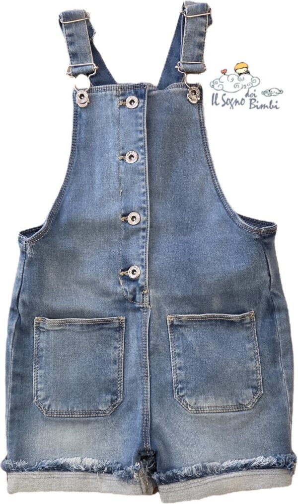 SALOPETTE JEANS PANTALONCINO IDO
