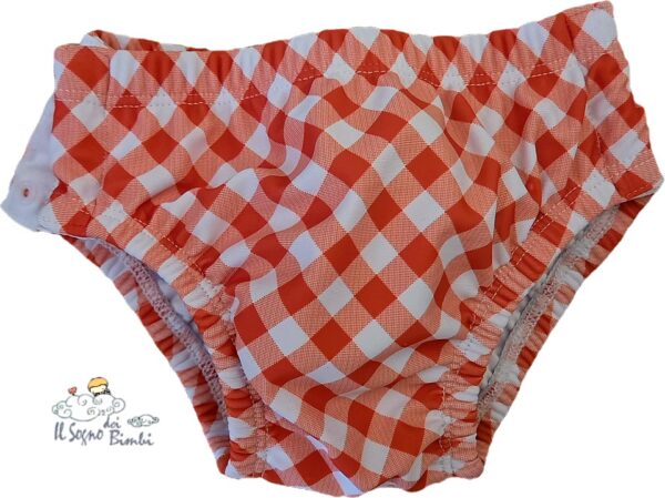 COSTUME CONTENITVO SCACCHETTI CON BOTTONCINI LATERALI IDO