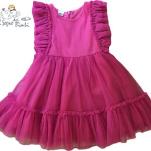 ABITO TULLE FUCSIA IDO