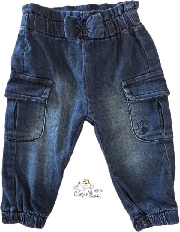 JEANS CARGO ELASTICIZZATO IDO