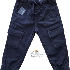 PANTALONE CARGO BLU IDO