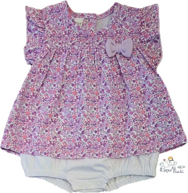 VESTITO COTONE FIORELLINI IDO