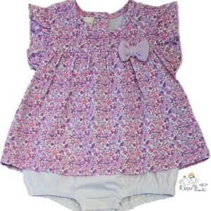 VESTITO COTONE FIORELLINI IDO