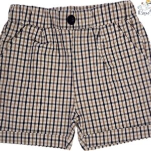 PANTALONCINO COTONE QUADRETTI IDO