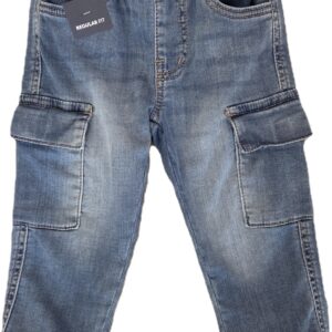 JEANS CON ELASTICO CARGO IDO