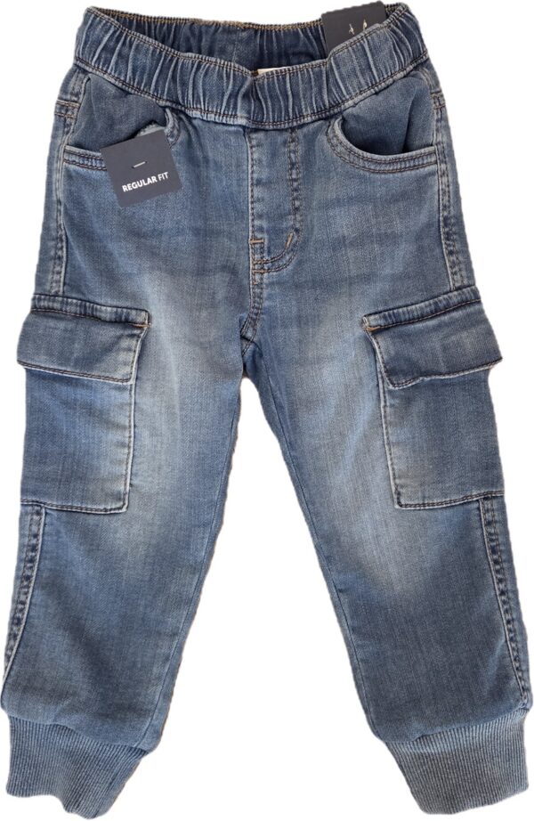 JEANS CON ELASTICO CARGO IDO