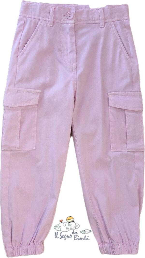 PANTALONE ROSA CARGO IDO