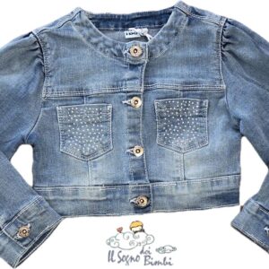 GIUBBINO JEANS CON CUORE IDO