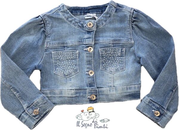 GIUBBINO JEANS CON CUORE IDO