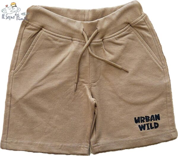 PANTALONCINO COTONE BEIGE URBAN WILD IDO