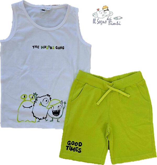 COMPLETO CANOTTA E PANTALONCINO IDO