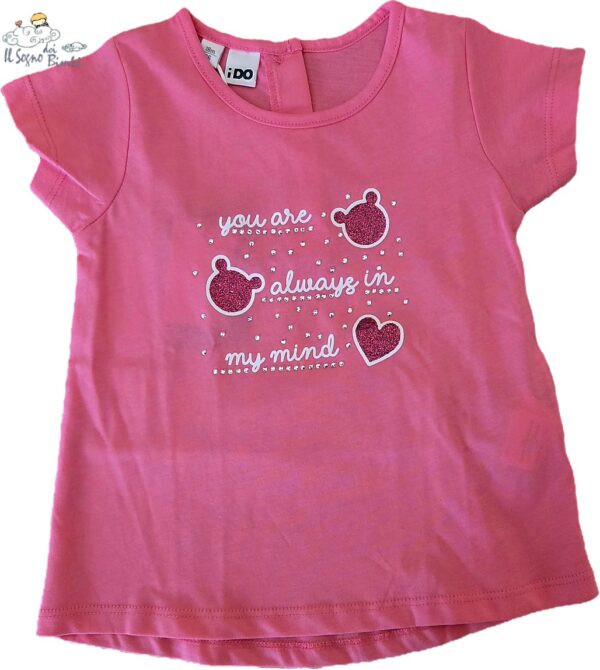 T-SHIRT MANICA CORTA FUCSIA ORSETTI IDO