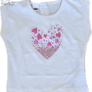 T-SHIRT MANICA CORTA CUORICINI IDO