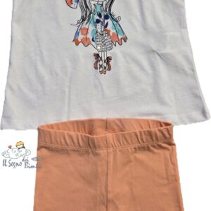 COMPLETO T-SHIRT- PANTALONCINO CICLISTA BAMBOLINA IDO