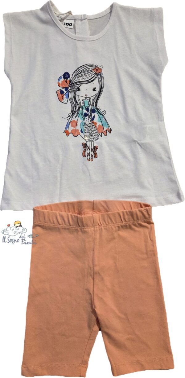 COMPLETO T-SHIRT- PANTALONCINO CICLISTA BAMBOLINA IDO