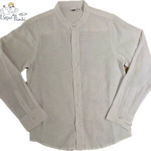 CAMICIA BIANCA LINO COREANA IDO
