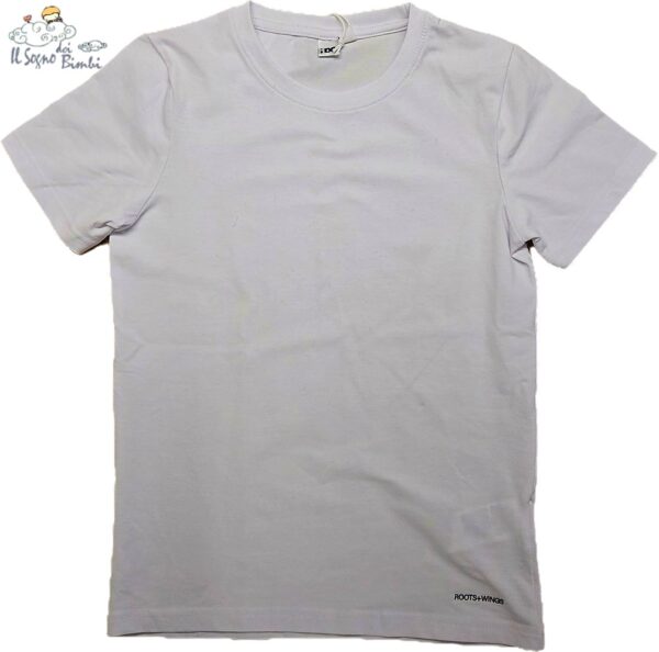 T-SHIRT MANICA CORTA BIANCA COTONE IDO