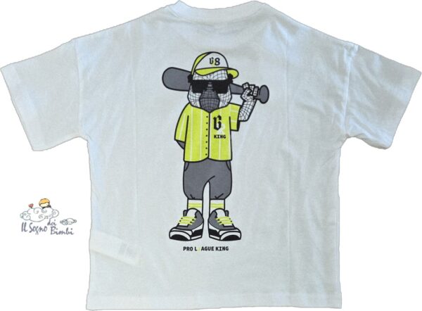 T-SHIRT MANICA CORTA COTONE THE GR8ST EVER IDO