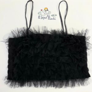 TOP TULLE NERO IDO