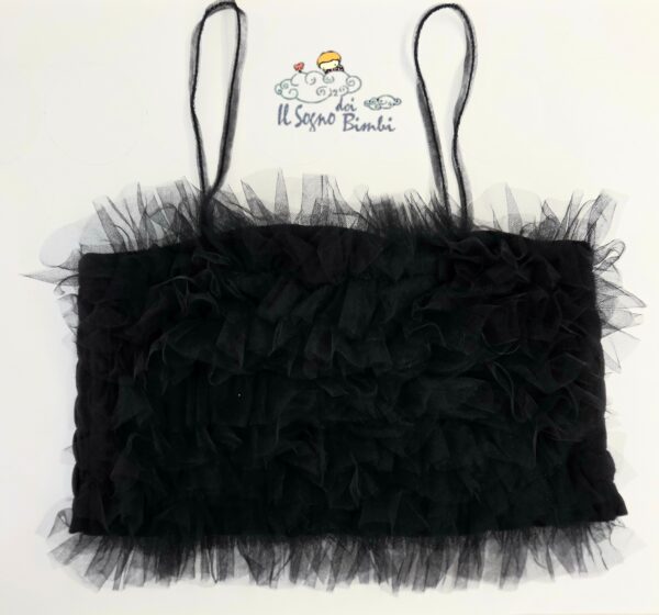TOP TULLE NERO IDO
