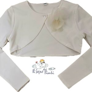 COPRISPALLE BIANCO CON FIORE IDO