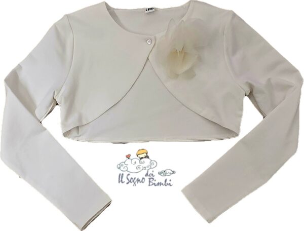 COPRISPALLE BIANCO CON FIORE IDO
