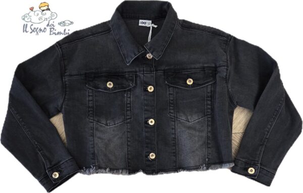 GIUBBINO JEANS GRIGIO SCURO IDO