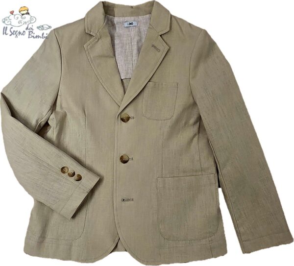 GIACCA LINO BEIGE IDO