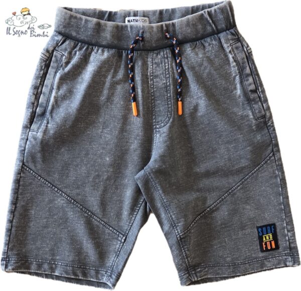 BERMUDA GRIGIO SURF AND FUN NATH KIDS