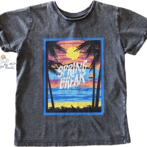 T-SHIRT GRIGIA STAMPA SPRING BREAK NATH KIDS