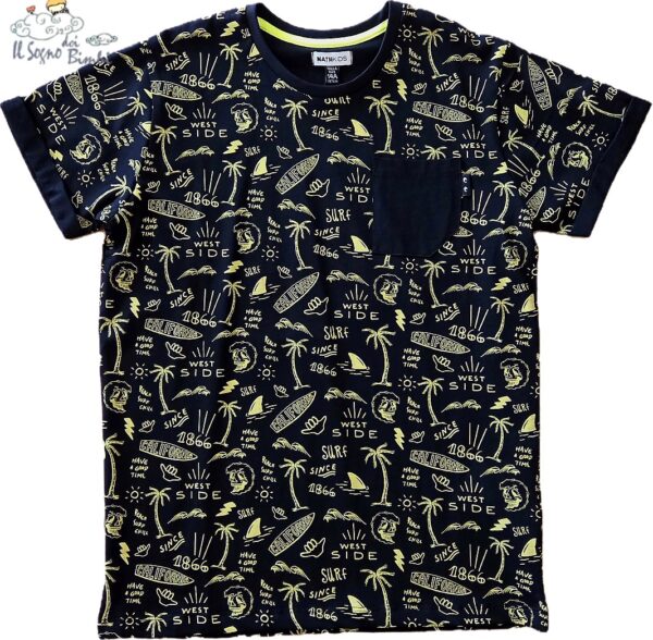 T-SHIRT NERA FANTASIA NATH KIDS