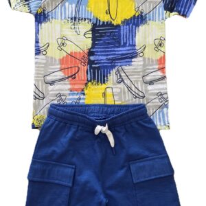 COMPLETO T-SHIRT- BERMUDA SKATE NATH KIDS