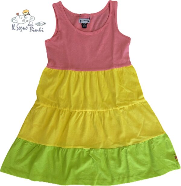VESTITO RIGHE COLORATE NATHKIDS