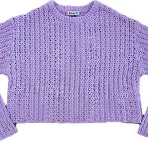 MAGLIONCINO LILLA COTONE NATHKIDS