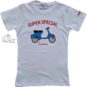 T-SHIRT COTONE STAMPA SUPER SPECIAL SUMMER SUPER CULTURE