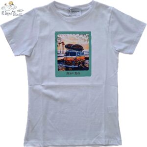 T-SHIRT COTONE STAMPA BEACH BOYS SUPER CULTURE