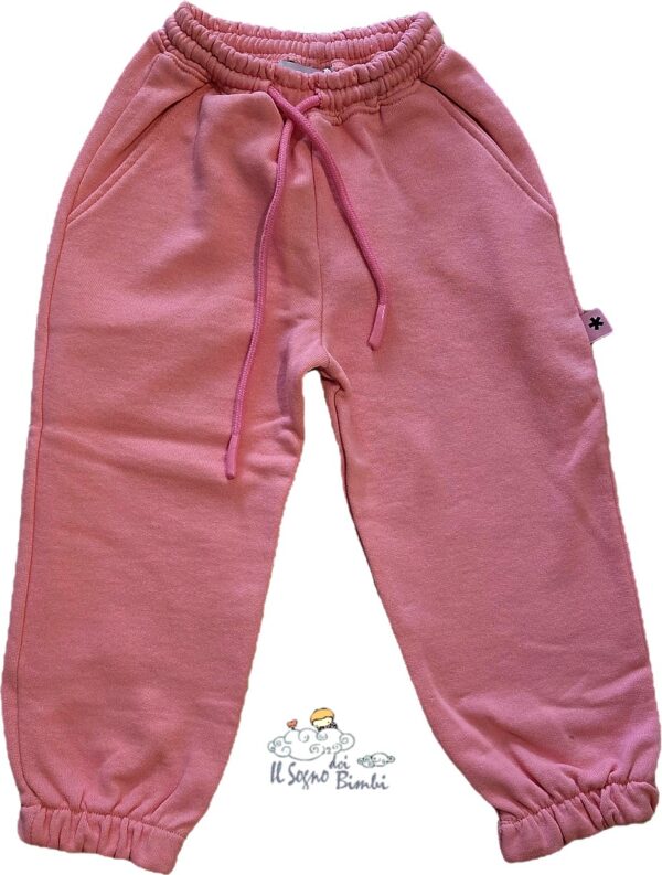 PANTALONE COTONE GARZATO ROSA SUPERCULTURE