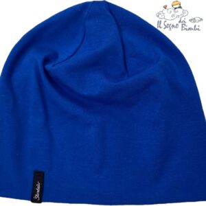 CAPPELLO CUFFIA COTONE BLU ROYAL STERNTALER