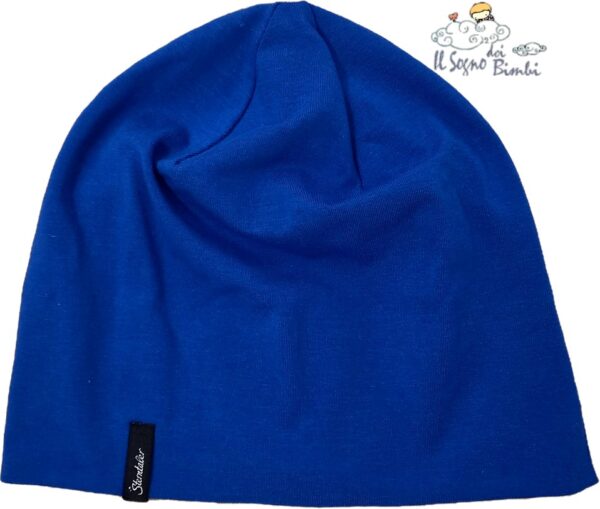 CAPPELLO CUFFIA COTONE BLU ROYAL STERNTALER