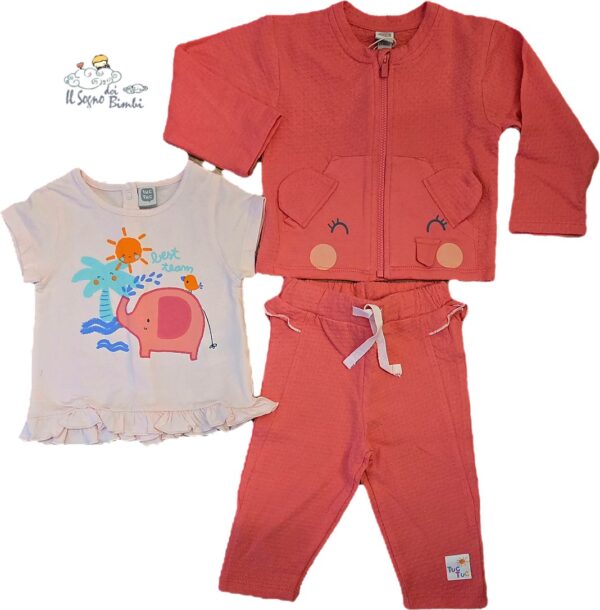 COMPLETO 3 PEZZI  ELEFANTINO TUC TUC