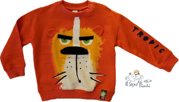 FELPA COTONE GARZATO LEONE TUC TUC