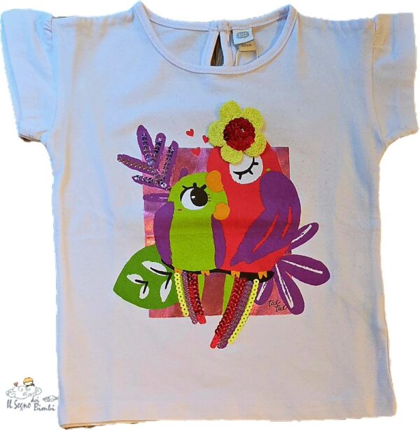 T-SHIRT MANICA CORTA PAPPAGALLINI TUC TUC