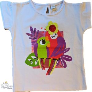 T-SHIRT MANICA CORTA PAPPAGALLINI TUC TUC