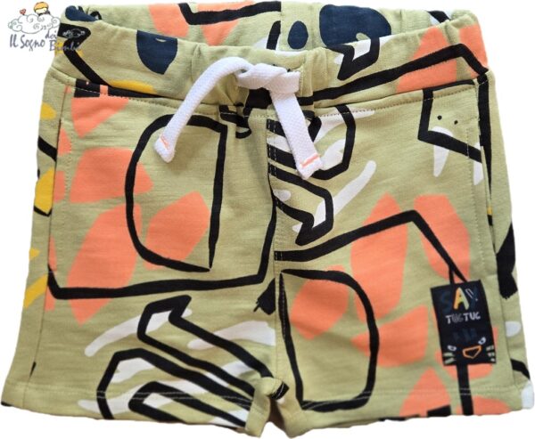 PANTALONCINO VERDE FANTASIA SAVANA TUC TUC